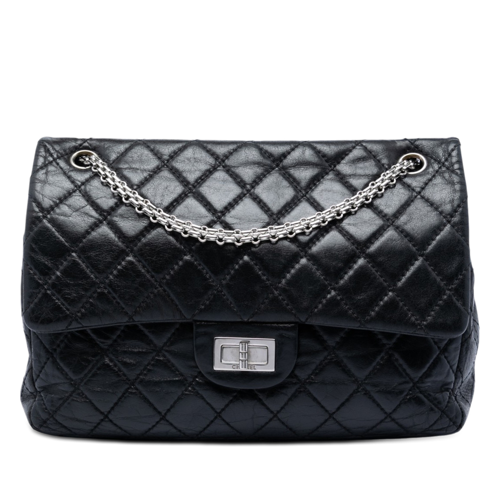 Pre-Loved Chanel Quilted Aged Calfskin Reissue 2.55 Double Flap 227